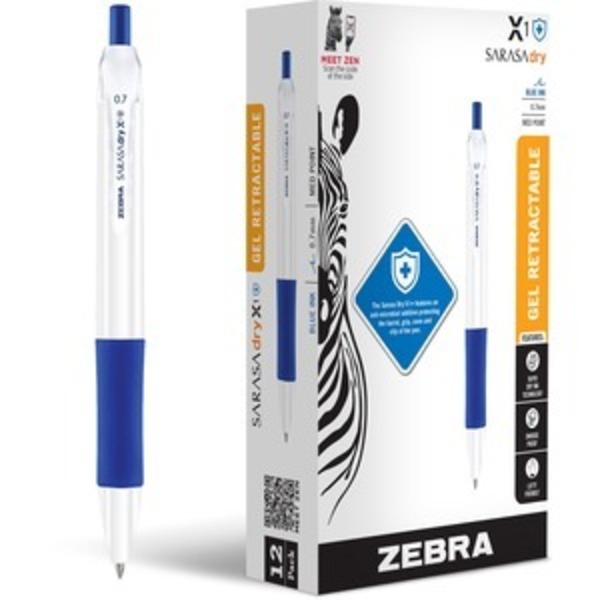Zebra Pen Pen, Antimicrobial, X1, Dzn, Bl ZEB41520